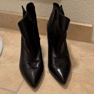 Nine West Black Heeled Boots